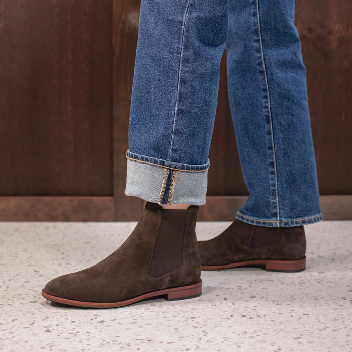 EOS Phebes Mahogany Suede Boot