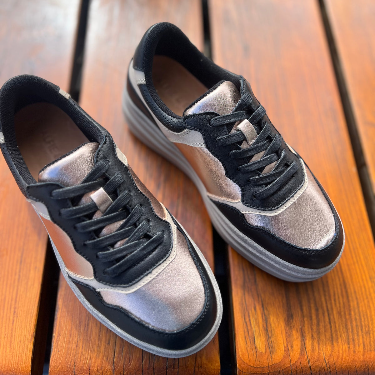 Alfie & Evie Sneaker Isaac Black/Rose Gold