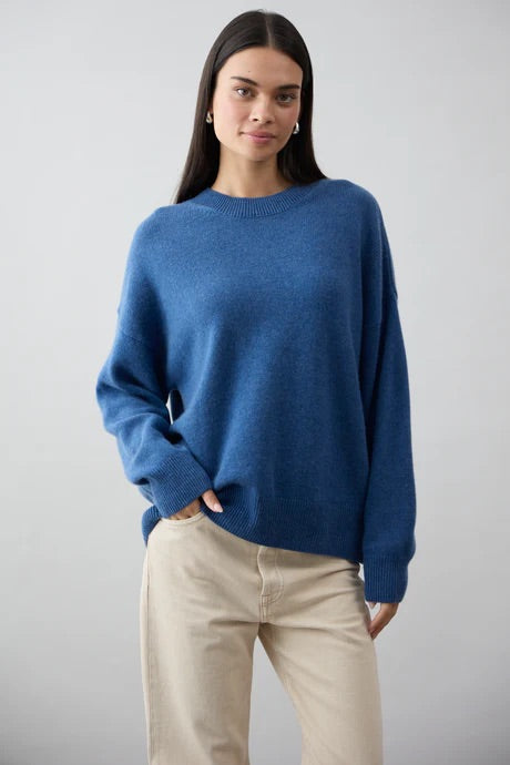 Mia Fratino Jumper Cooper Crew Denim 25027