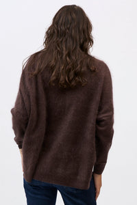 Mia Fratino Cardigan Macy Dark Chocolate 24924