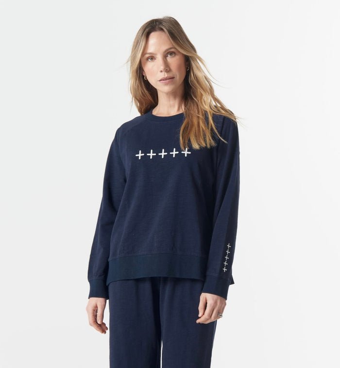Cloth Paper Scissors Top My Fave Cross Sweater C1832