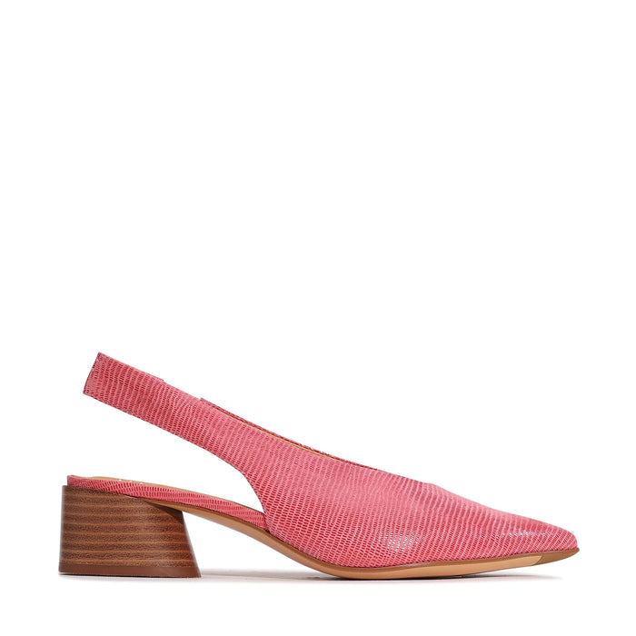 Eos Sling Back Hatti Suede Heeled Melon