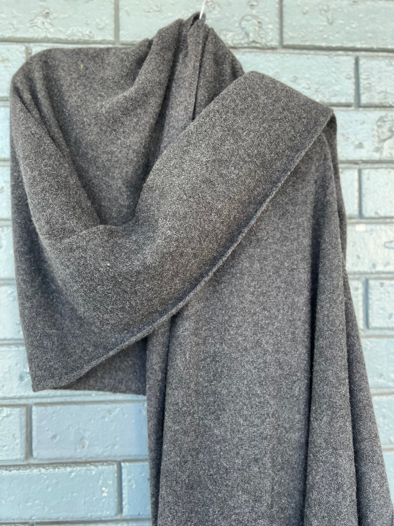 Mia Fratino  Cashmere Travel Wrap Charcoal