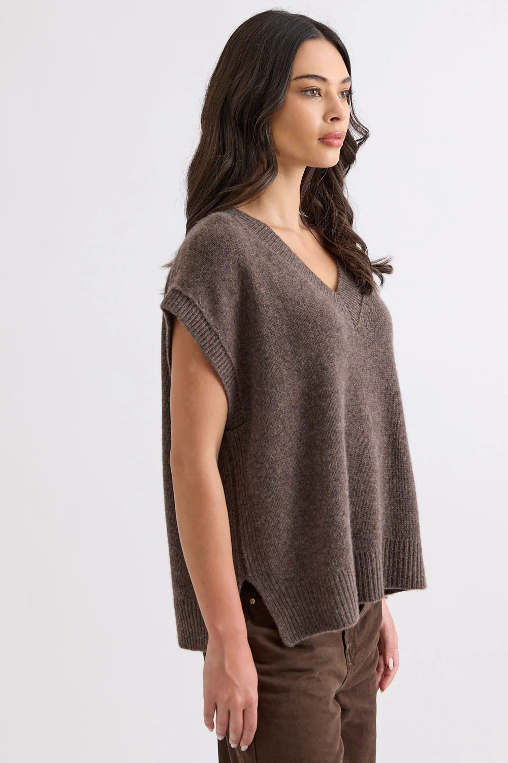 Mia Fratino Vest Xavier Espresso 26905