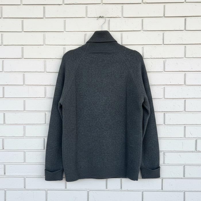 Mansted Knit Turtle Neck Green  Zoraja