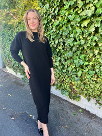 Mia Fratino Ava Dress Jet Black 25700