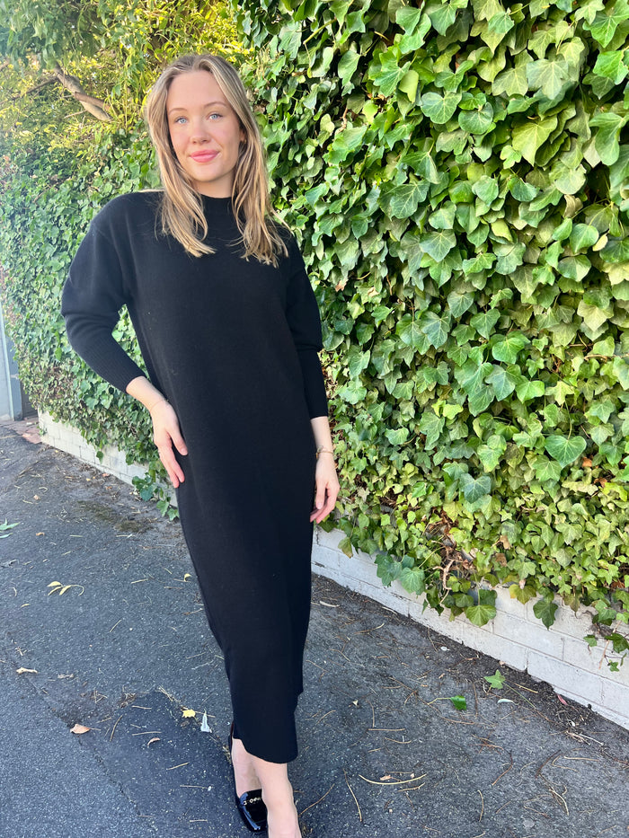 Mia Fratino Ava Dress Jet Black 25700
