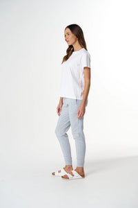 Cloth + Paper + Scissors Tee Relaxed Fit White C13011