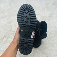 Paul Green Boot Suede Black 8270-010