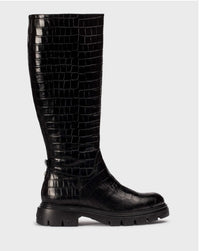 Wonders Boot Long Black 4304