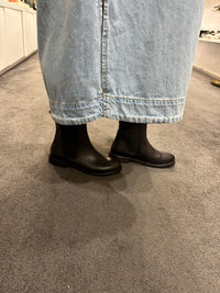 Wave Black Ankle Boot