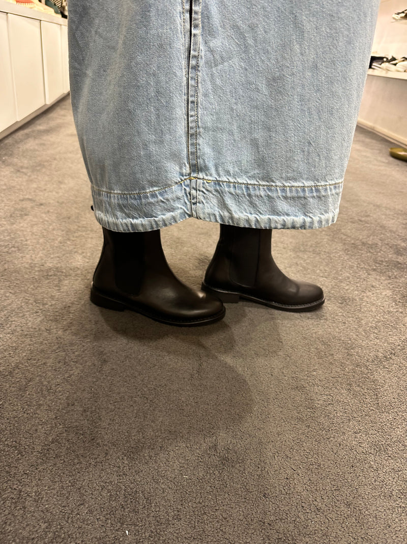 Wave Black Ankle Boot