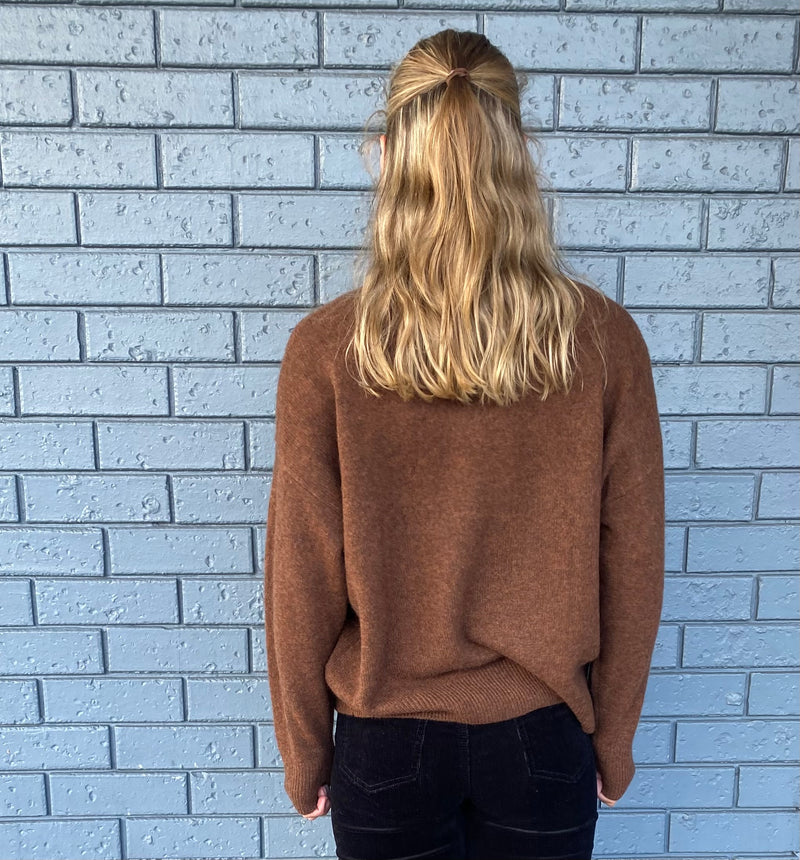 Mia Fratino Cooper Rollneck Umber 25003