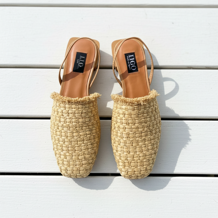 Neo Raffia Sandal Natural AG-25002