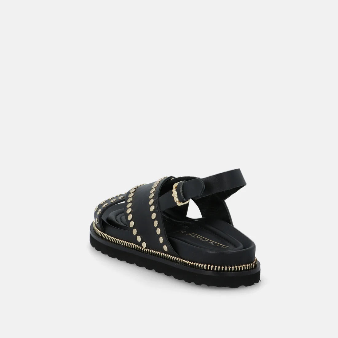 Elvio Zanon Sandal Cross Over Black