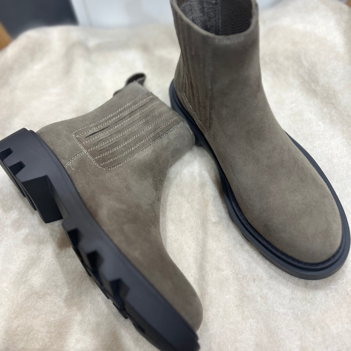 Alfie And Evie Dux Taupe Suede Boot