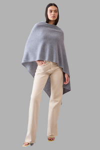 Mia Fratino Wrap Cashmere Steel