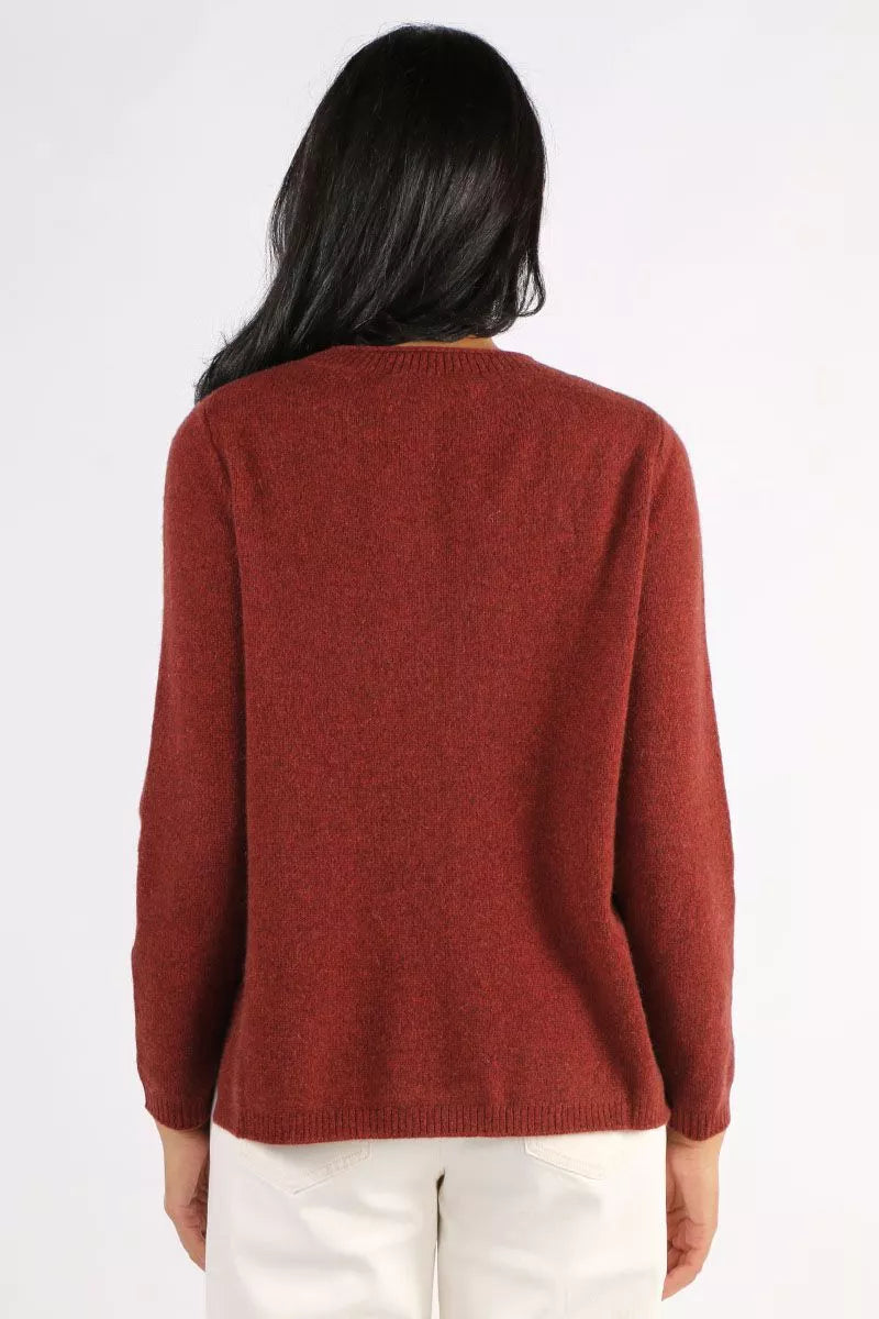 Mansted Knit Round Neck Zonora Spice