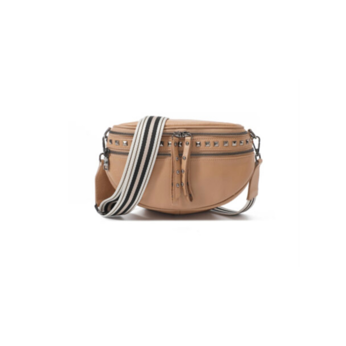 Hi Ho Bag Obsessed STUD Light Tan/Gunmetal