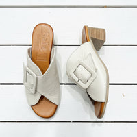 Sala Slide Heeled Bone San Angel