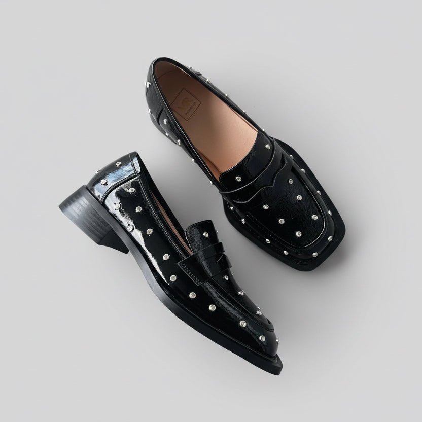 MR Shoes Loafer Black High shine Mista