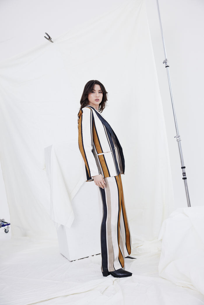 Kamare Marias Viscose Striped Jacket