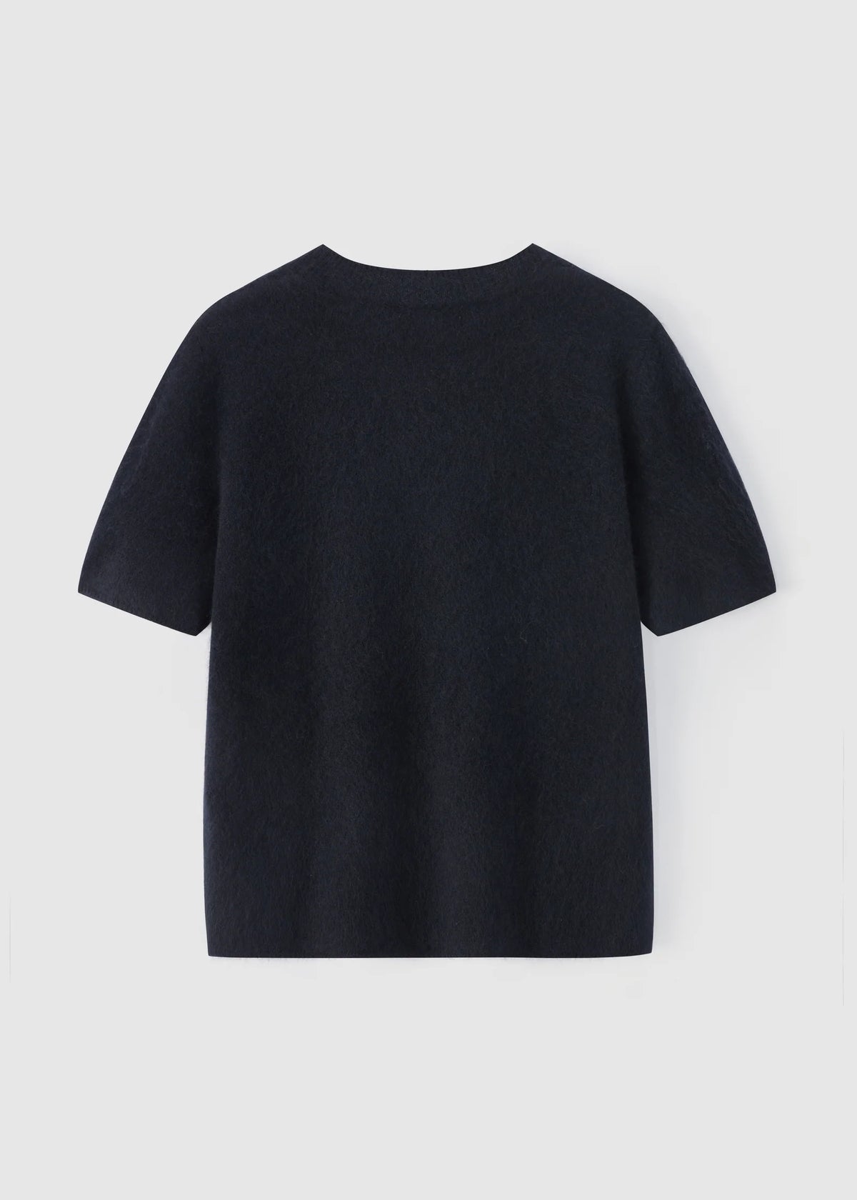 Aleger Jumper S/S Brushed Wool/Cashmere Ink N. 658
