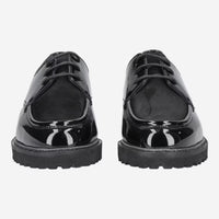 Sioux Black Patent/Suede Lace up 749H