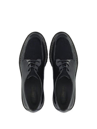 Sioux Black Patent/Suede Lace up 749H