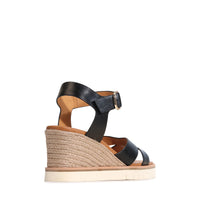 Eos Sandal Hazy Black Wedge