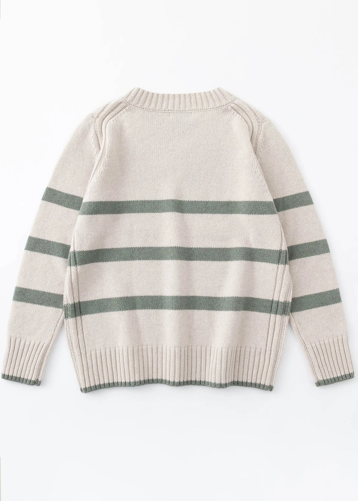 Aleger V neck stripe woodland