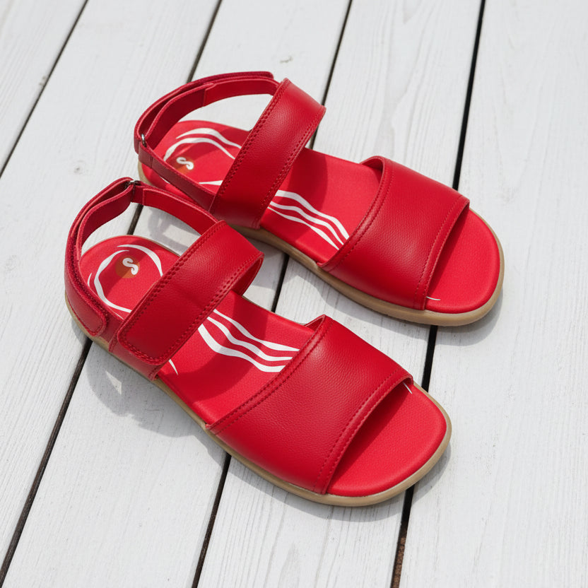 Softinos Sandal Red Indi 795