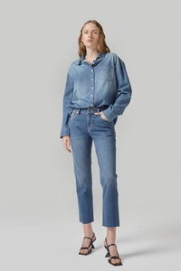 Dricoper Perla Cropped Mid Rise Jeans