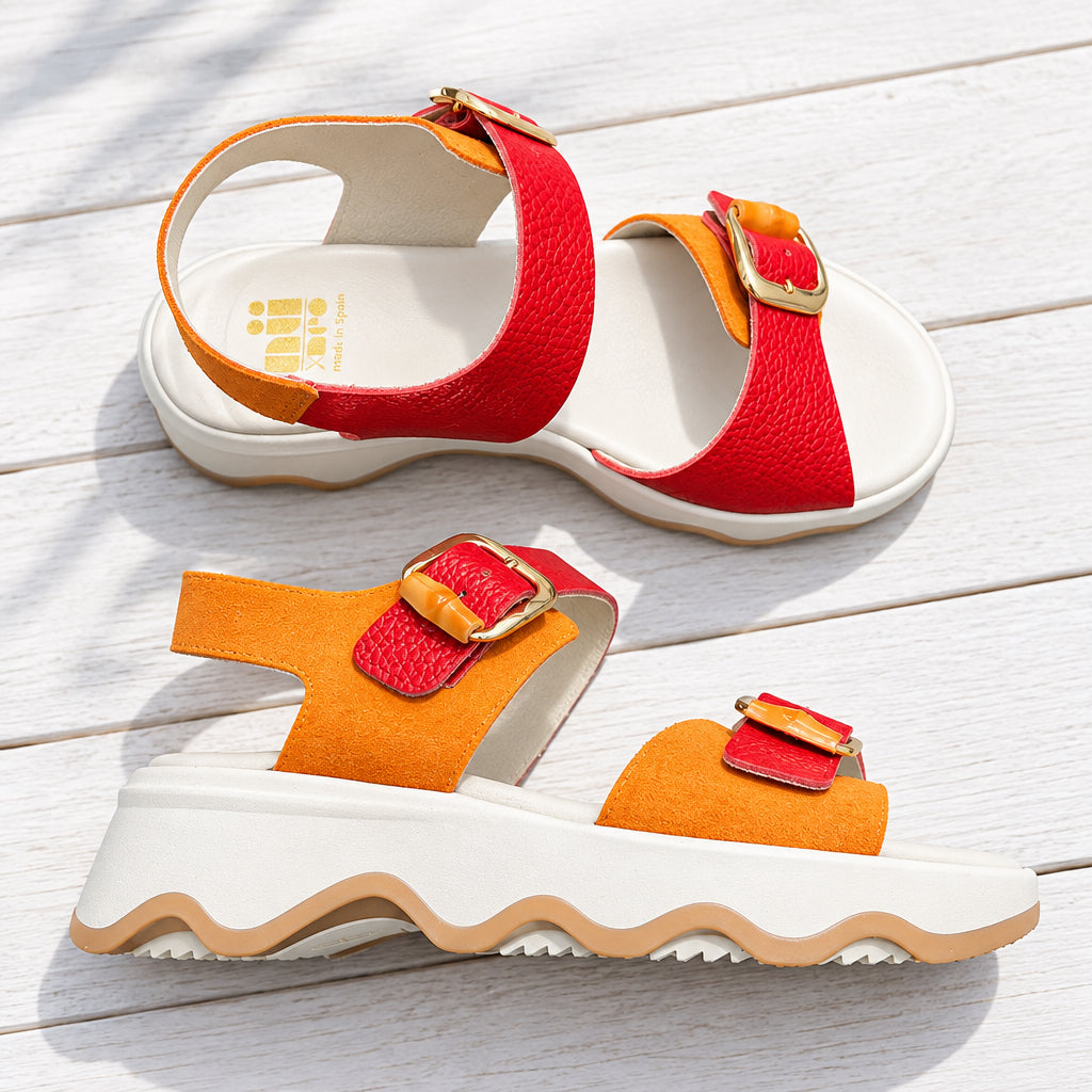 Nu X Neo Sandal Red/Orange Chiara 934