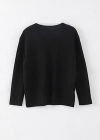 Aleger V Neck Black N136