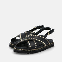 Elvio Zanon Sandal Cross Over Black