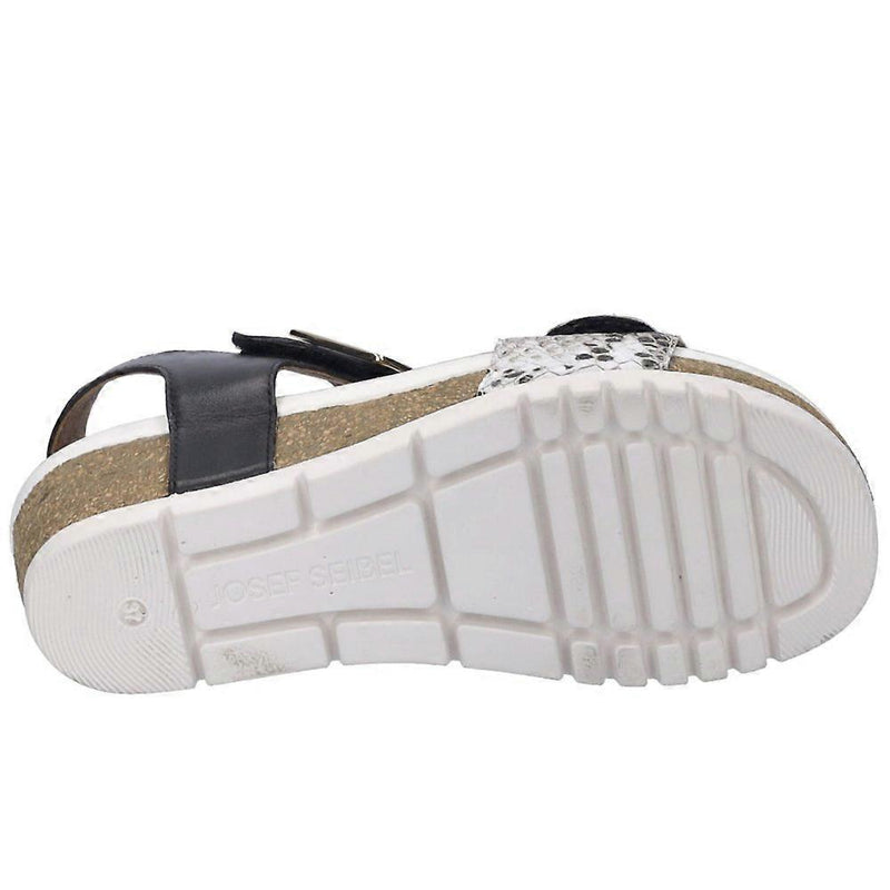 Josef Seibel Wedge Sandal Quinn02 Schwarz-Kombi