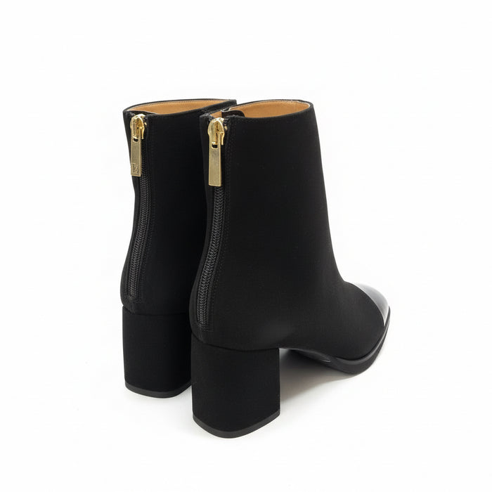 Luca Grossi Boot Black Suede / Patent CH1023