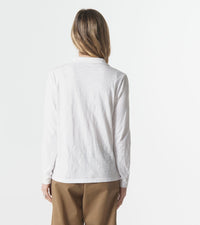 Cloth Paper Scissors Top Collared Henley C13014