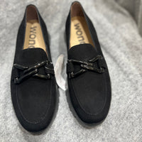 Wonders Loafer Black Suede A-2474