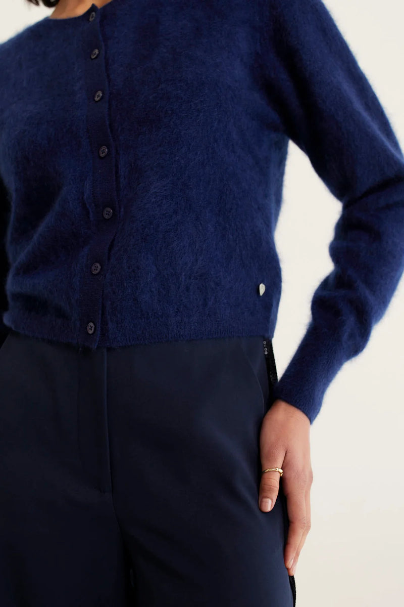 Alessandra Brushed Sydney Cardi Navy 2.400T