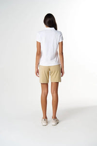 Cloth + Paper + Scissors Collared Henly White C13025