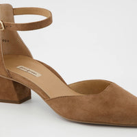 Paul Green Heels Nut Velvet 3820-089