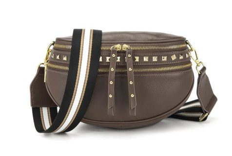 Hi Ho Bag Obsessed STUD Mud/Gold
