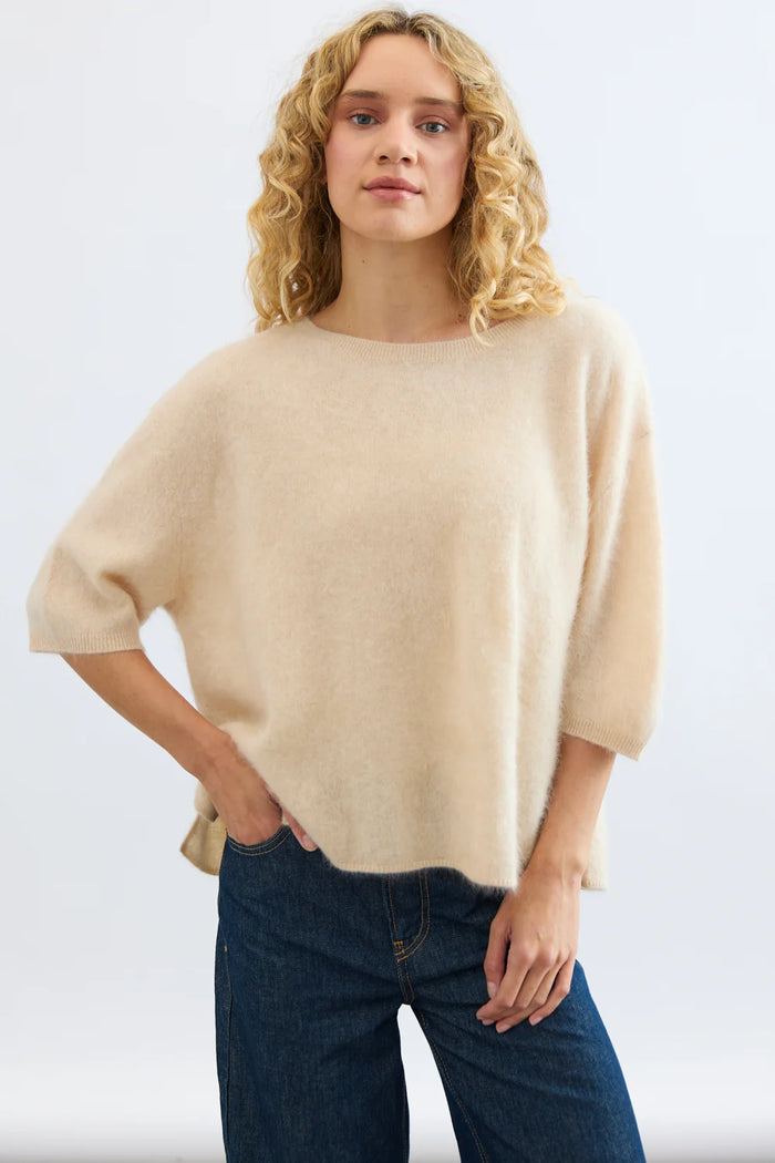 Mia Fratino Brushed Cashmere Erika T Shell 24021