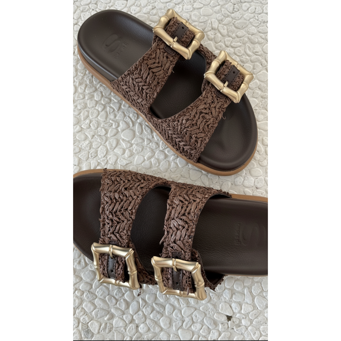 Sempre Di Slide Woven Chocolate