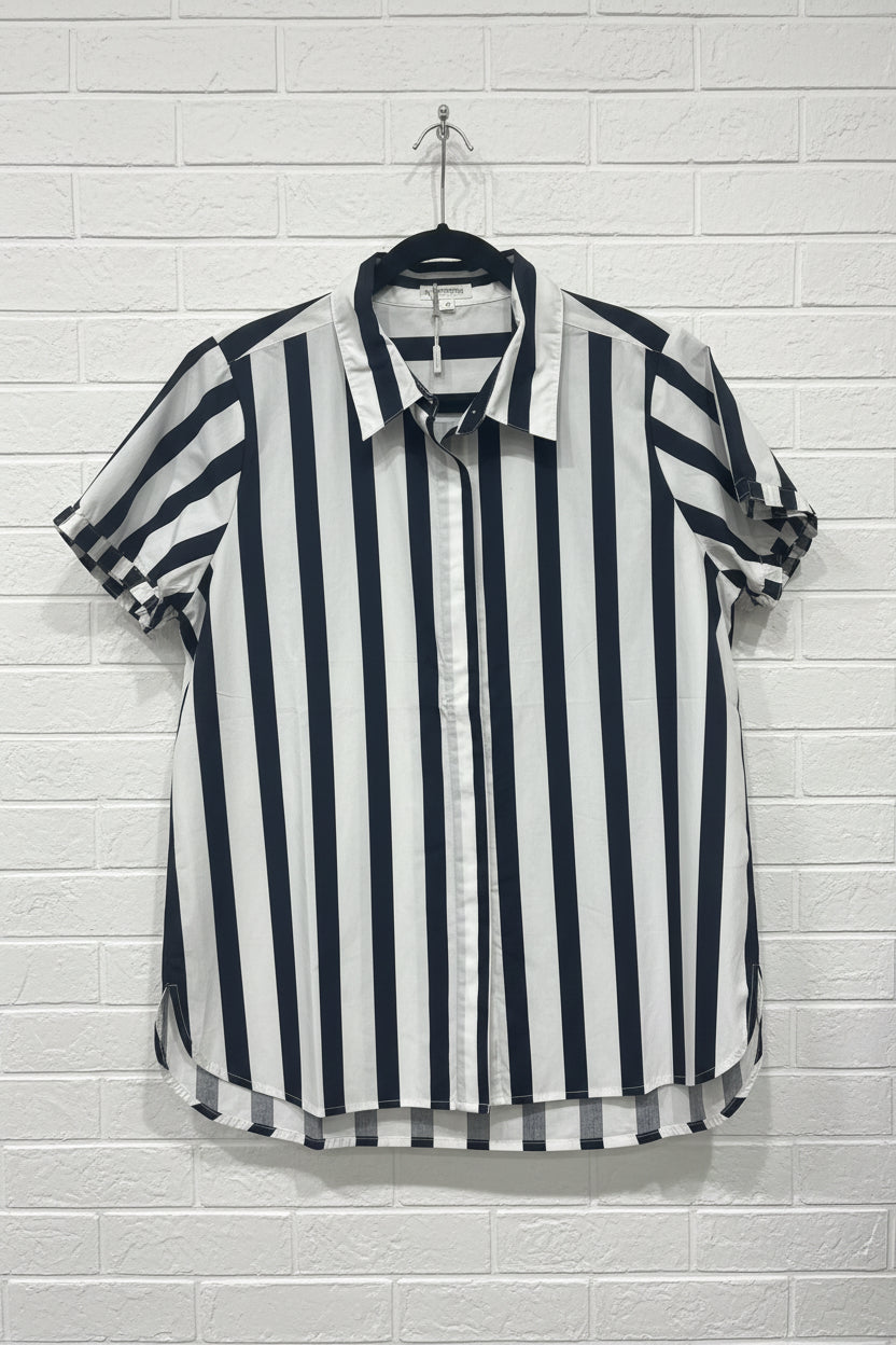 Cloth + Paper + Scissors Shirt Dune Ruffle Hamilton S GC4471-259