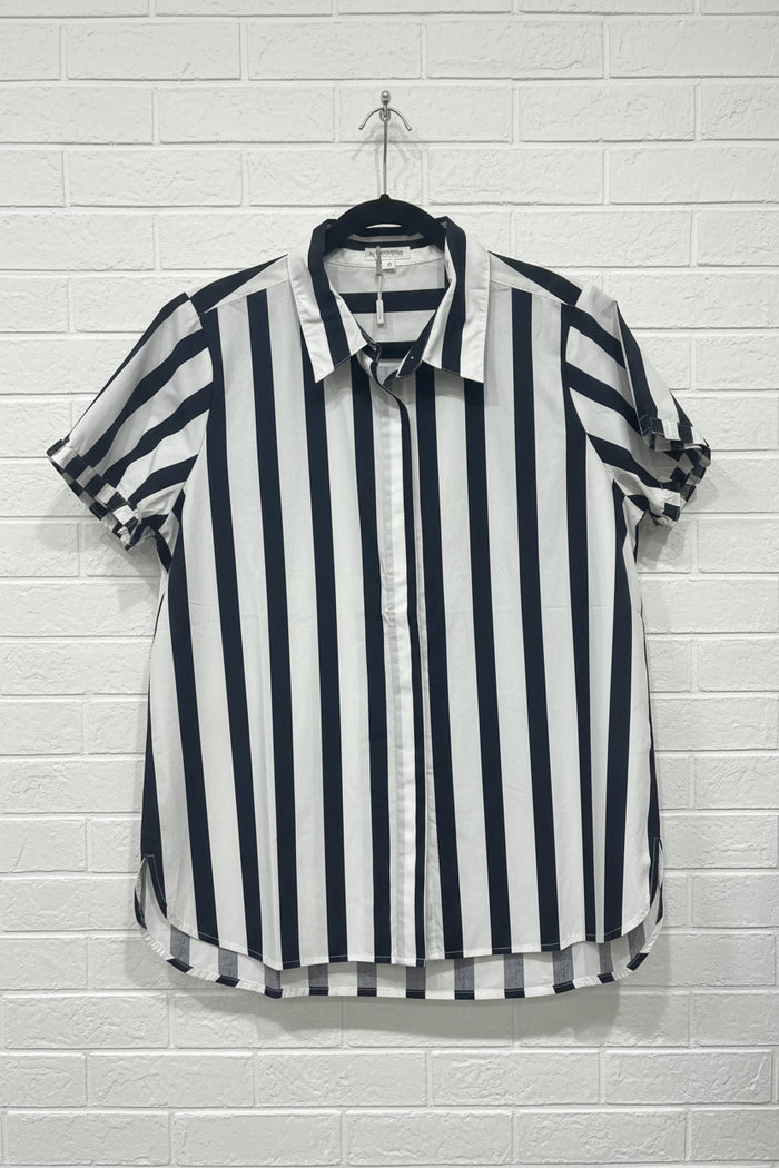 Cloth + Paper + Scissors Shirt Dune Ruffle Hamilton S GC4471-259