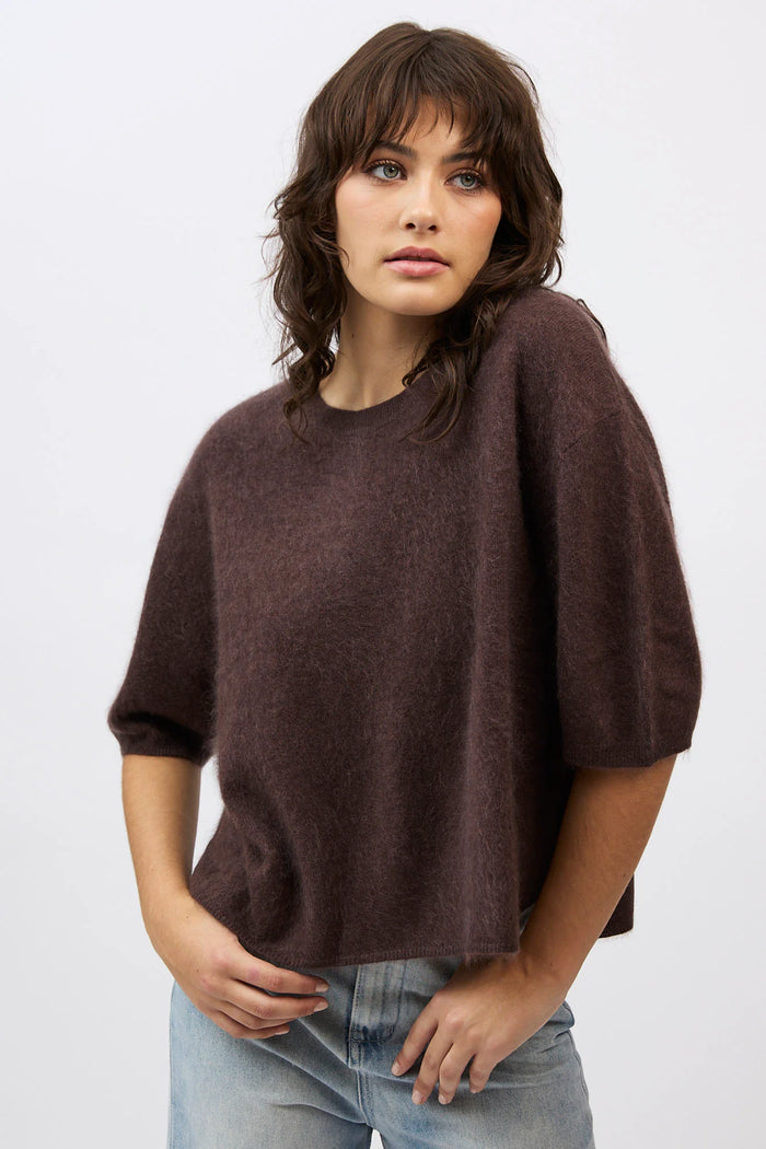 Mia Fratino Eliza Tee Dark Chocolate 24921