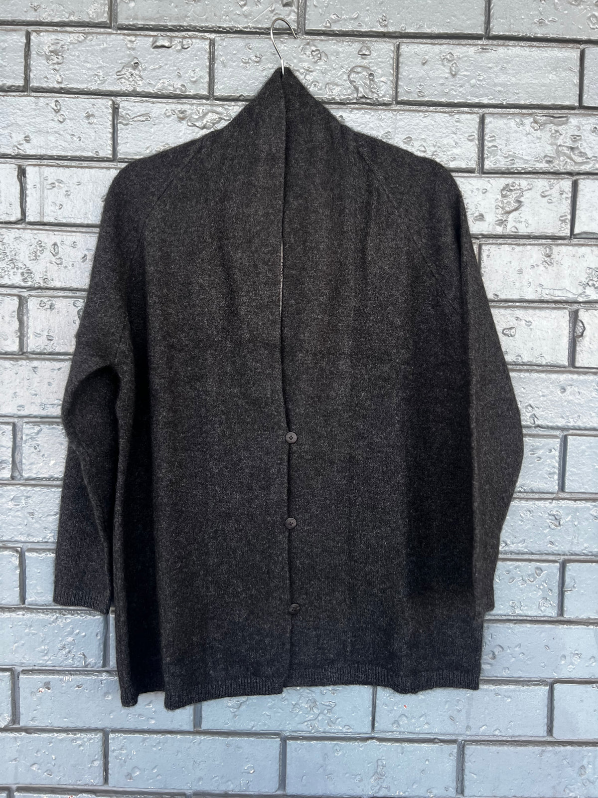Mansted Cardi Yak Zonia Dark Charcoal